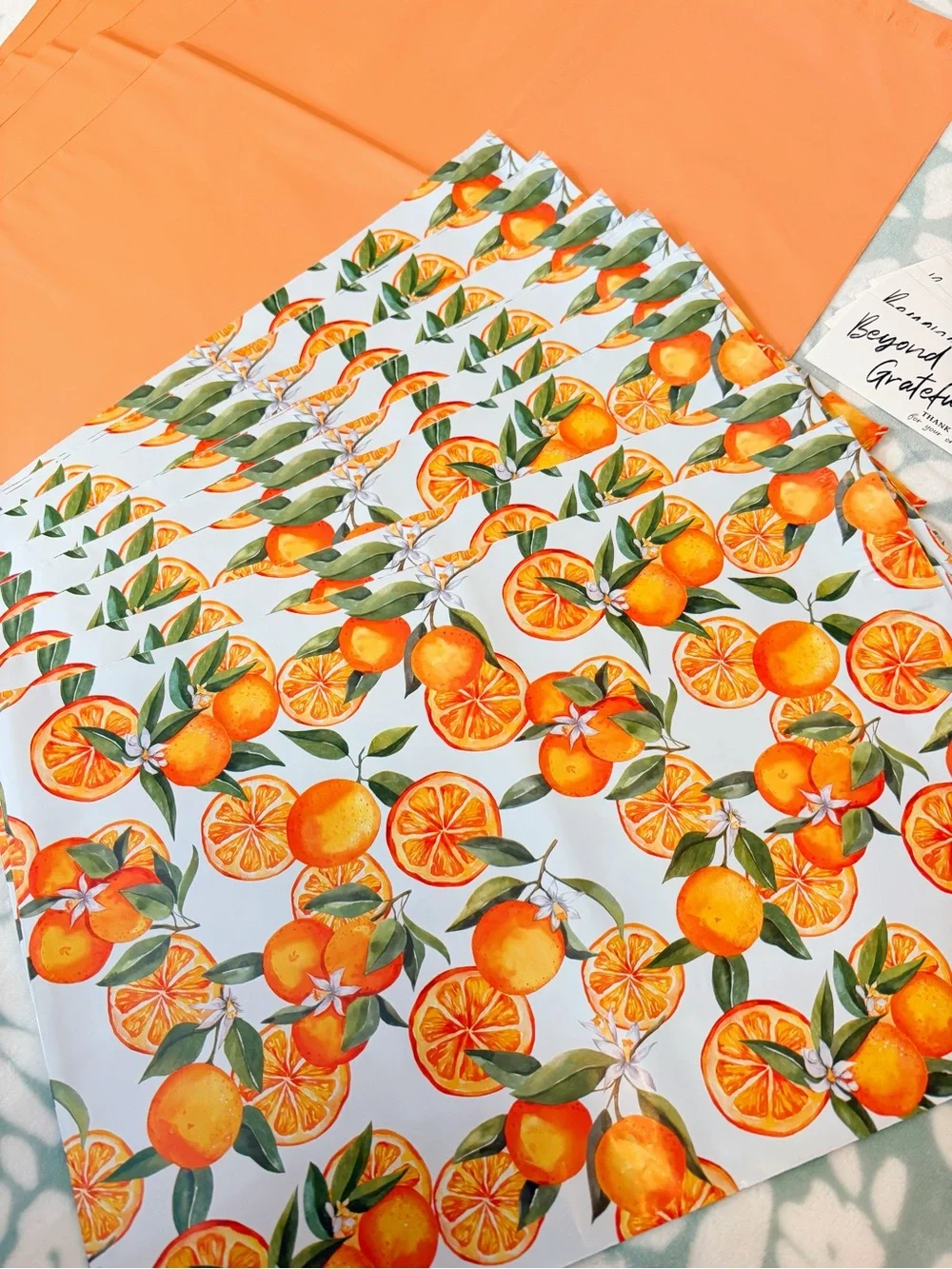 75+ Piece Summer Oranges Shipping Supply Bundle 🍊✨